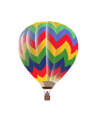 Fototapeta premium balloon aeronautics realistic vector illustration isolated