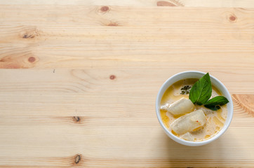Thai vermicelli eaten with curry, Thai Food
