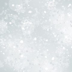 Christmas background with snowflakes