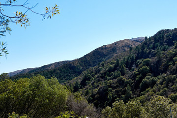 Landscape of mountains of Cordoba, Argentina.