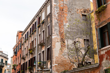 Fototapeta na wymiar amazing architecture of venice Italy Europe. walking through the streets of venice Italy. stunning architecture in venice