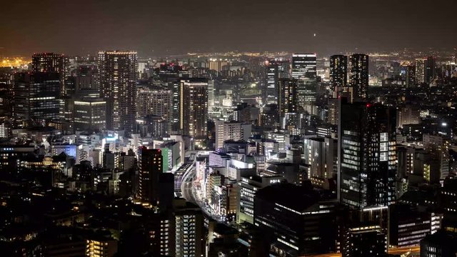 東京夜景タイムラプス