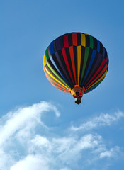 Heißluftballon Korb Montgolfiade Ballonstart Farben Ballooning Sauerland Deutschland Warstein Sonne Himmel Wolken Hülle Auftrieb Thermik Pilot Freiheit Risiko lautlaus gleiten Ausicht Vogelperspektive