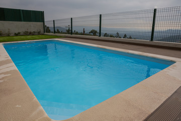 swimming pool blue water