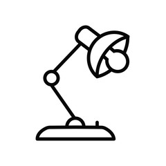 table lamp icon vector collection