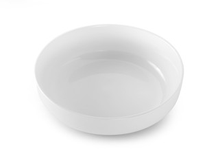white bowl isolated on white background