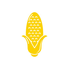 Isolated corn vegetable vector design