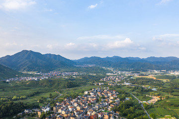 Fototapeta premium village in mountain