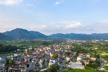 Obraz premium village in mountain