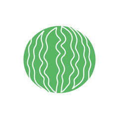 Isolated watermelon fruit vector design