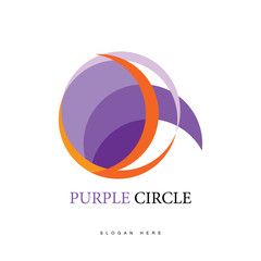 the purple circle logo with golden ratio design