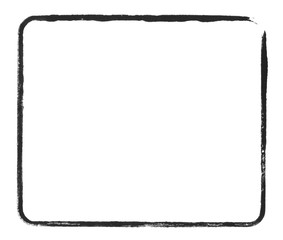 Obraz premium Schwarzer gestempelter grunge Rahmen