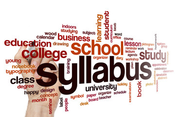 Syllabus word cloud