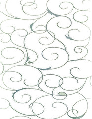 Seamless floral stem motif textile design vector illustration