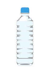 water bottle realistic vector illustration isolated