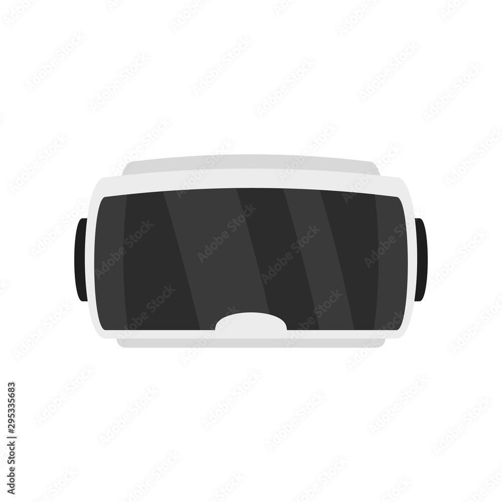 Poster modern game goggles icon. flat illustration of modern game goggles vector icon for web design