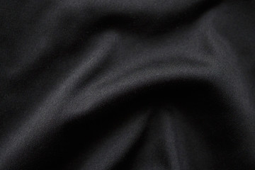 Abstract black fabric cloth texture background