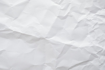 Obraz premium Abstract white crumpled paper texture background
