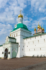 Fototapeta na wymiar Entrance to the Trinity-Sergiev Lavra in Sergiev Posad