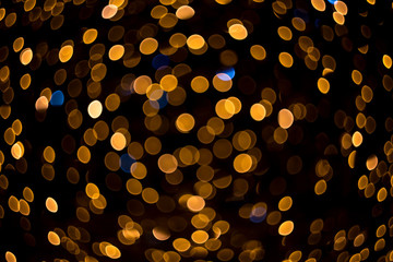 Fabulous bokeh of swirling colored lights. Perfect background for your banner.