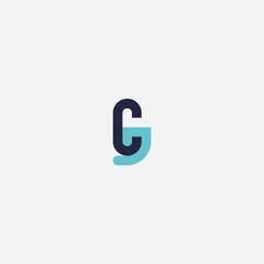 Letter CJ Logo, Simple Design Initial Cj.