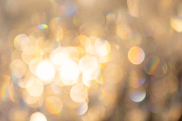 blurry abstract bokeh and fair background .