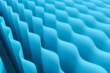 Obraz premium Abstract blank paper, gradient background, 3d rendering.