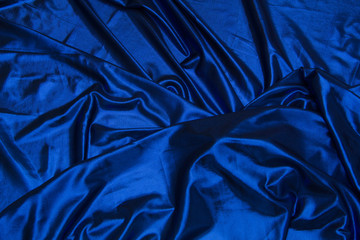 Obraz premium Fabric vinyl blue background texture