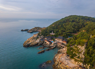 view of haedong yonggungsa temple at busan, south korea
