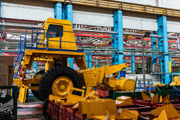 dump truck assembly line