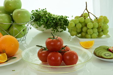 Fruits and vegetables