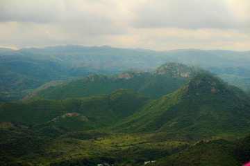 Fototapeta premium view of mountains