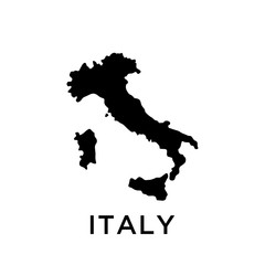 Italy map vector design template