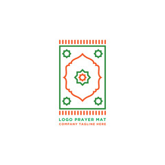 Logo design templates, prayer rugs - Vector