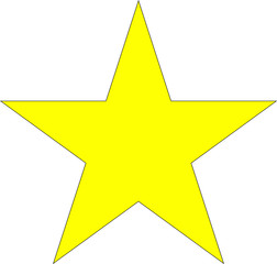 Fototapeta premium Yellow Star