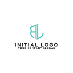 logo design for companies, Inspiration from the initial letters of the AL logo icon. - Vector