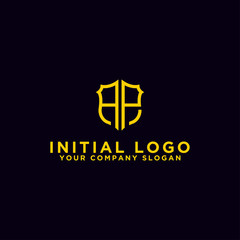 logo design for companies, Inspiration from the initial letters of the AP logo icon. - Vector