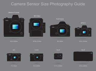 Camera Sensor Size Photography Guide - 295349872