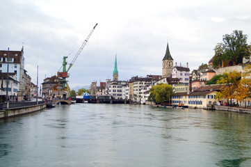 Fototapeta na wymiar view of Zurich