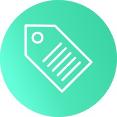 Tag Vector Icon With White Background