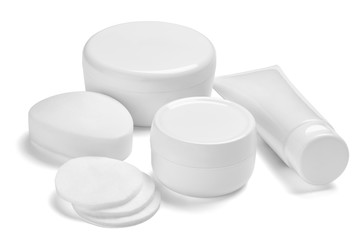  white cream container jar beauty moisturizer tube soap