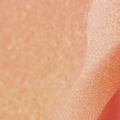 White pink artificial foam, soft texture on a light background.