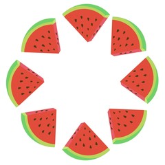 This is frame with strawberry and watermelon.  Could be used for holidays, postcards, banners, flyers, etc.