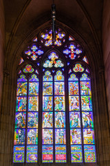 Saint Vitus Cathedral Prague in Czech Republic.