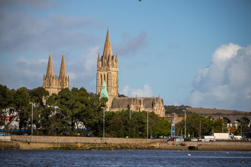 Truro cathedral form the water