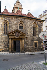 Fototapeta na wymiar Architecture and cityscape street of Prague in Czech Republic.