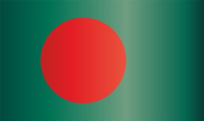 Flag of Bangladesh, People's Republic of Bangladesh. Template for award design, an official document with the flag of Bangladesh. Bright, colorful vector illustration.