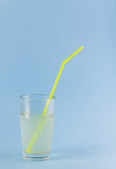 useful drink. coconut milk with a tube