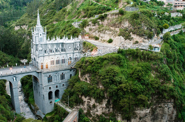 The Sanctuary of Las Lajas is a catholic minor basilica located within the canyon of the Guáitara...