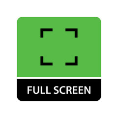 Full screen icon for web and mobile